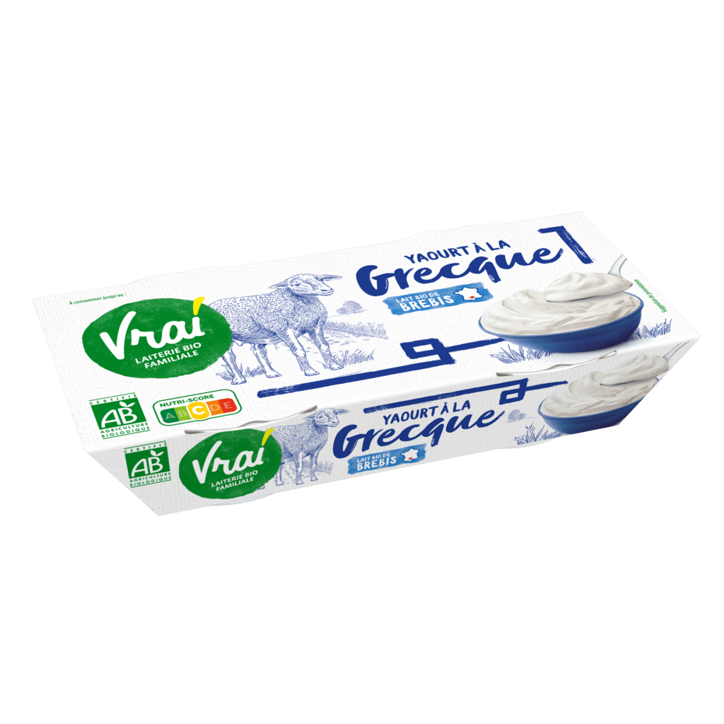 Yaourt stracciatella au lait de brebis — Yaourts