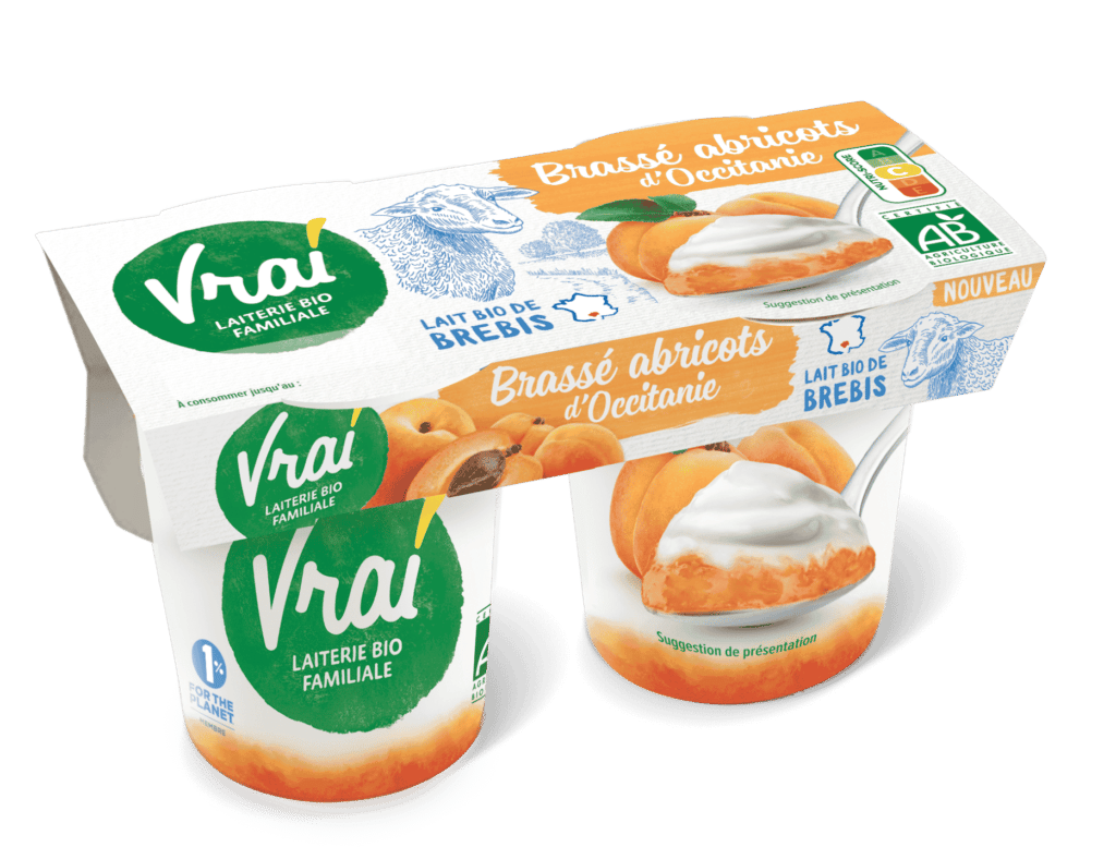 Yaourt brassé citron au lait de brebis — Yaourts