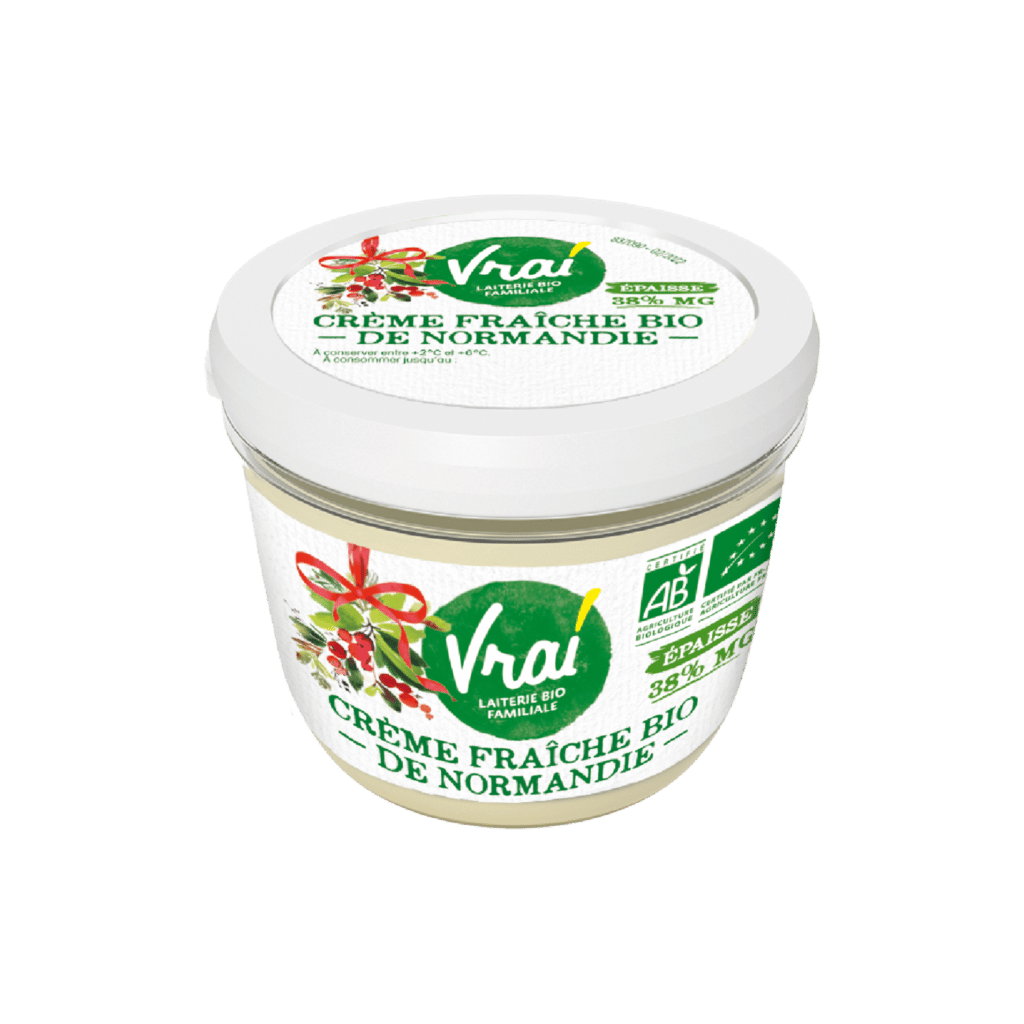 crème fraîche normande bio Vrai